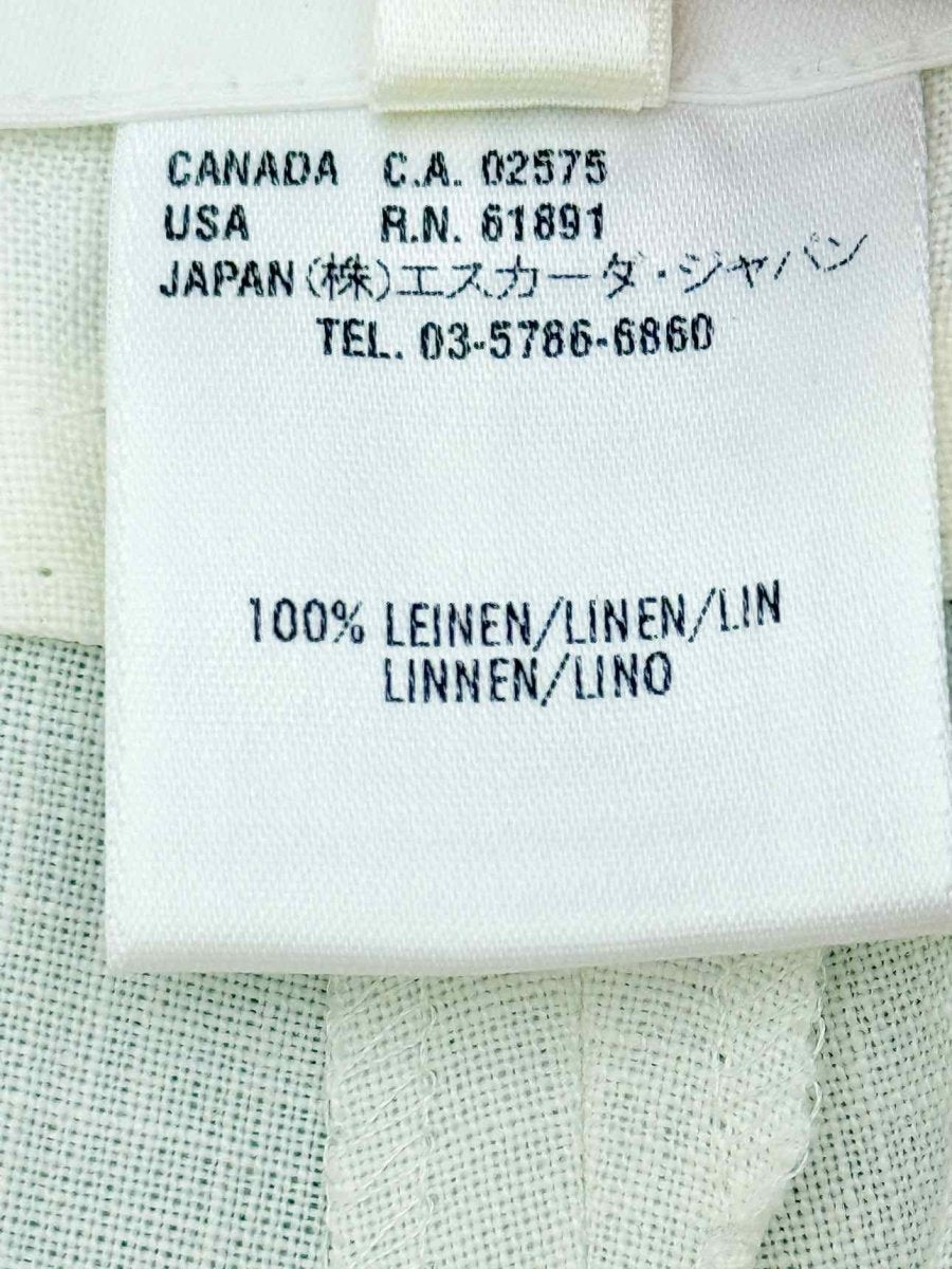 Pre - loved ESCADA White Size 24 Pants at Reems Closet