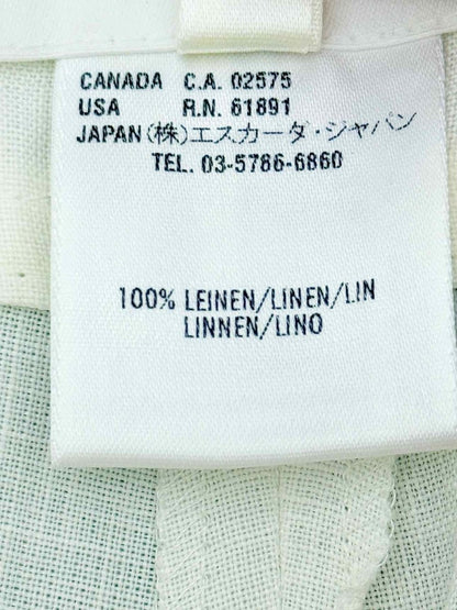 Pre - loved ESCADA White Size 24 Pants at Reems Closet