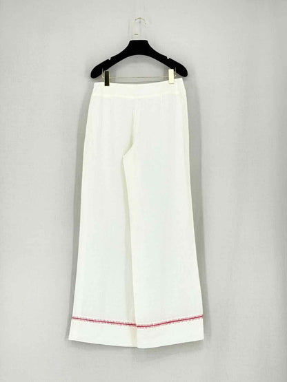 Pre - loved ESCADA White Size 24 Pants at Reems Closet
