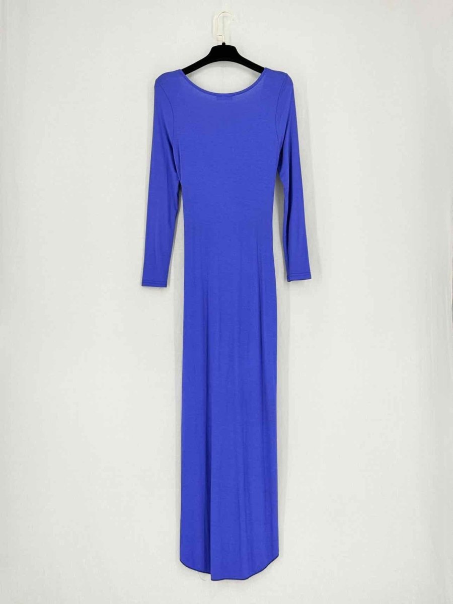 Pre - loved ESCHEL Blue Size Small Midi Dress at Reems Closet
