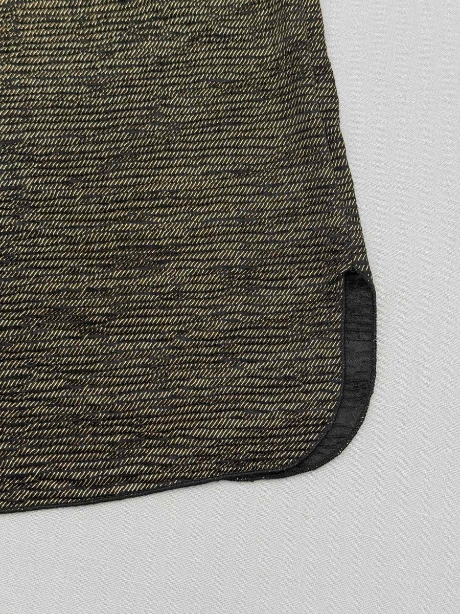 Pre-loved ESSENTIEL ANTWERP Gold & Black Size Large Top at Reems Closet