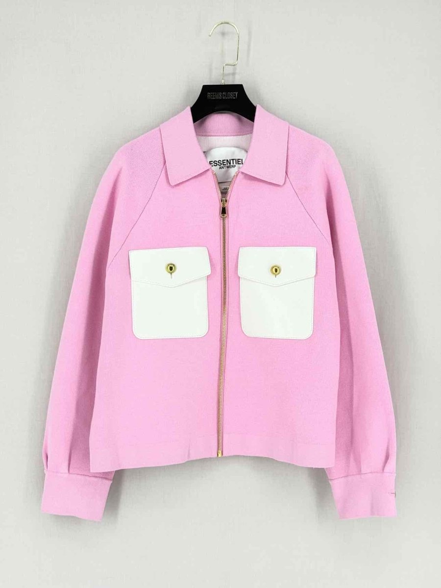 Pre - loved ESSENTIEL ANTWERP Pink Size US 4 Jacket at Reems Closet