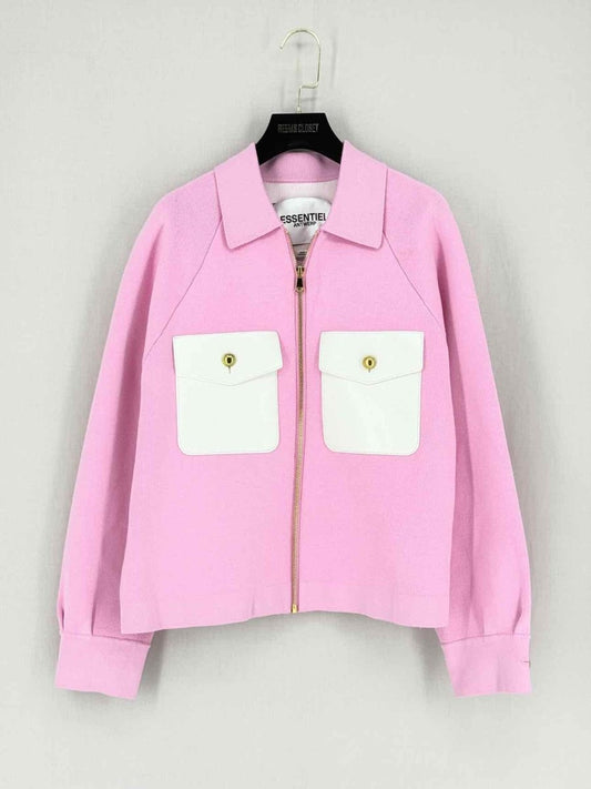 Pre - loved ESSENTIEL ANTWERP Pink Size US 4 Jacket at Reems Closet