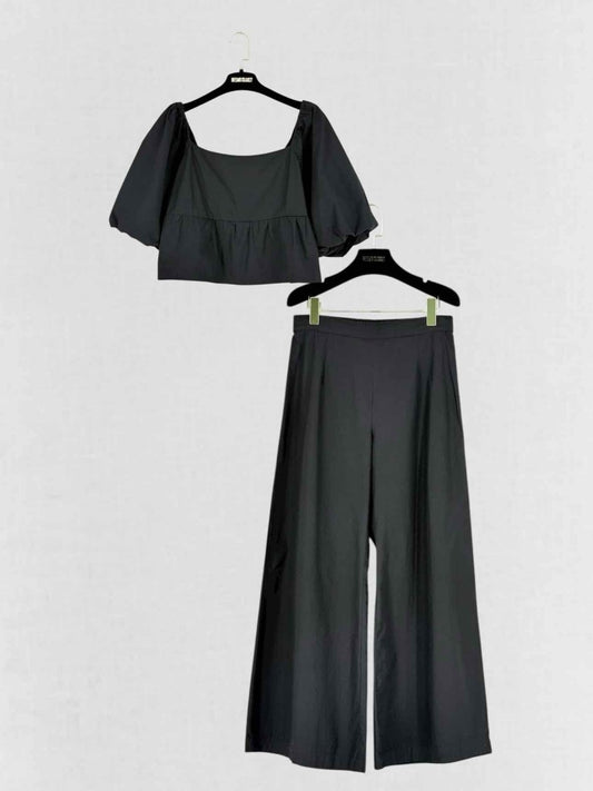 Pre - loved FAITHFULL THE BRAND Black Size US 8 Outfit Set at Reems Closet