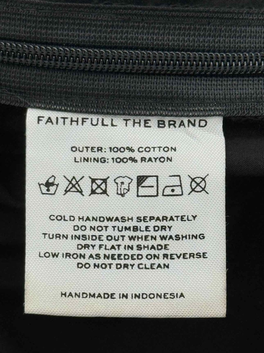 Pre - loved FAITHFULL THE BRAND Black Size US 8 Outfit Set at Reems Closet