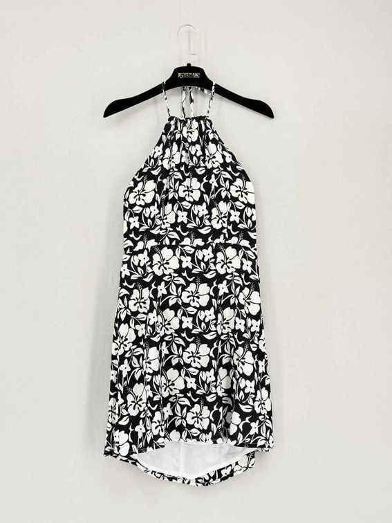Pre-loved FAITHFULL THE BRAND Black & White Size US 4 Short Dress at Reems Closet
