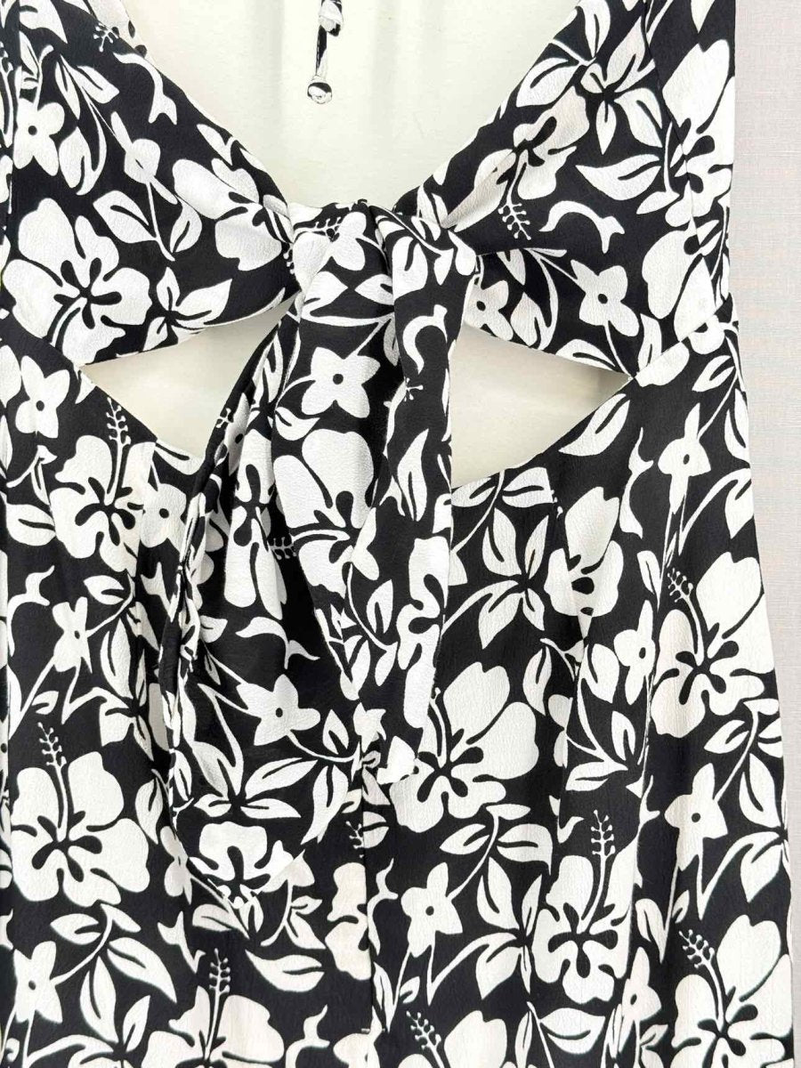 Pre-loved FAITHFULL THE BRAND Black & White Size US 4 Short Dress at Reems Closet