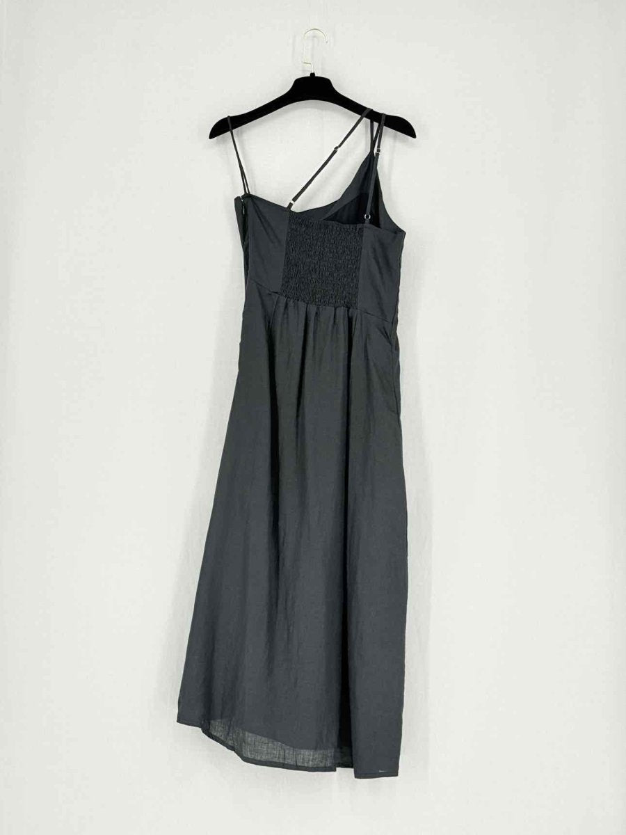 Pre - loved FAITHFULL THE BRAND Soko Black Size US 6 Midi Dress at Reems Closet
