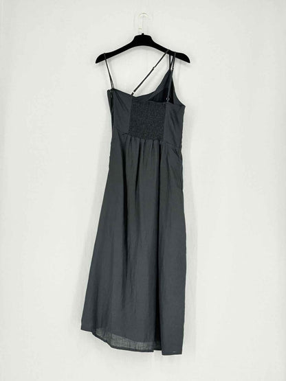 Pre - loved FAITHFULL THE BRAND Soko Black Size US 6 Midi Dress at Reems Closet