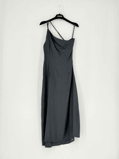Pre - loved FAITHFULL THE BRAND Soko Black Size US 6 Midi Dress at Reems Closet