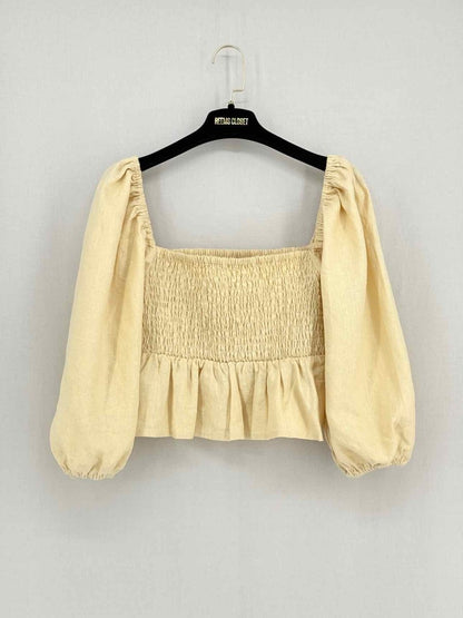 Pre - loved FAITHFULL THE BRAND Vivica Beige Size US 8 Outfit Set at Reems Closet