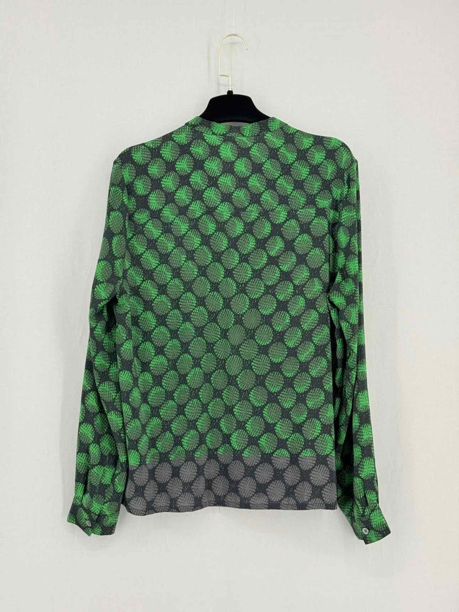 Pre - loved FARHI Green Multicolor Size US 10 Blouse at Reems Closet