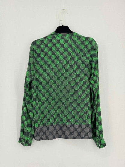 Pre - loved FARHI Green Multicolor Size US 10 Blouse at Reems Closet
