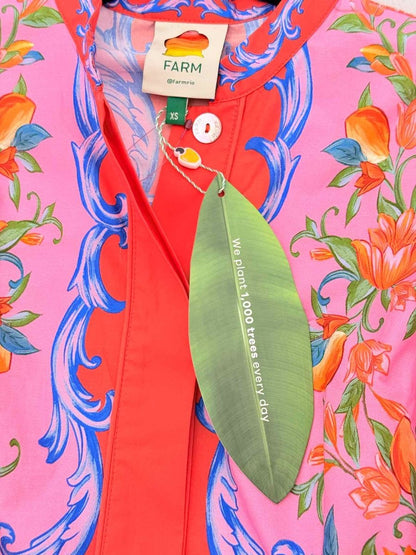 Pre - loved FARM RIO Cicely Floral Size XSmall Short Dress at Reems Closet