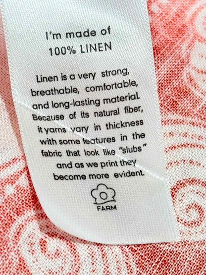 Pre - loved FARM RIO Red & White Shells Size XSmall Short Dress at Reems Closet