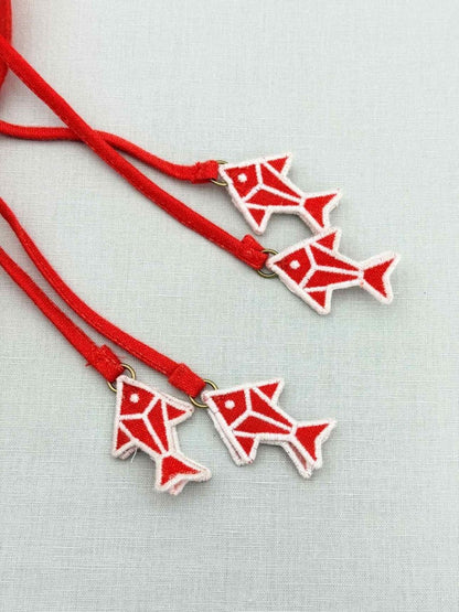 Pre - loved FARM RIO Red & White Shells Size XSmall Short Dress at Reems Closet