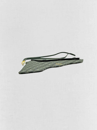 Pre - loved FAURE LE PAGE Calibre Pochette Green Scale Wristlet at Reems Closet