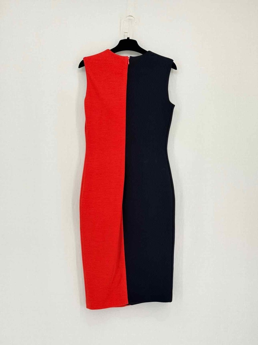 Pre-loved FAUSTO PUGLISI Black & Red Size US 6 Short Dress at Reems Closet