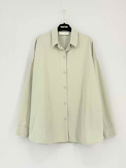 Pre - loved FEAR OF GOD Essentials Brushed Oxford Khaki Cotton Size Large Outfit Set at Reems Closet