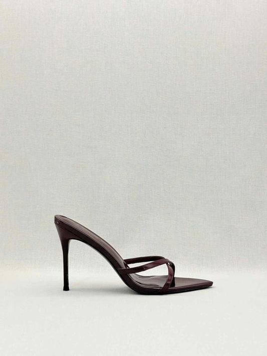 Pre-loved FEMME LA Donatella Burgundy Size EU 39 Mules at Reems Closet