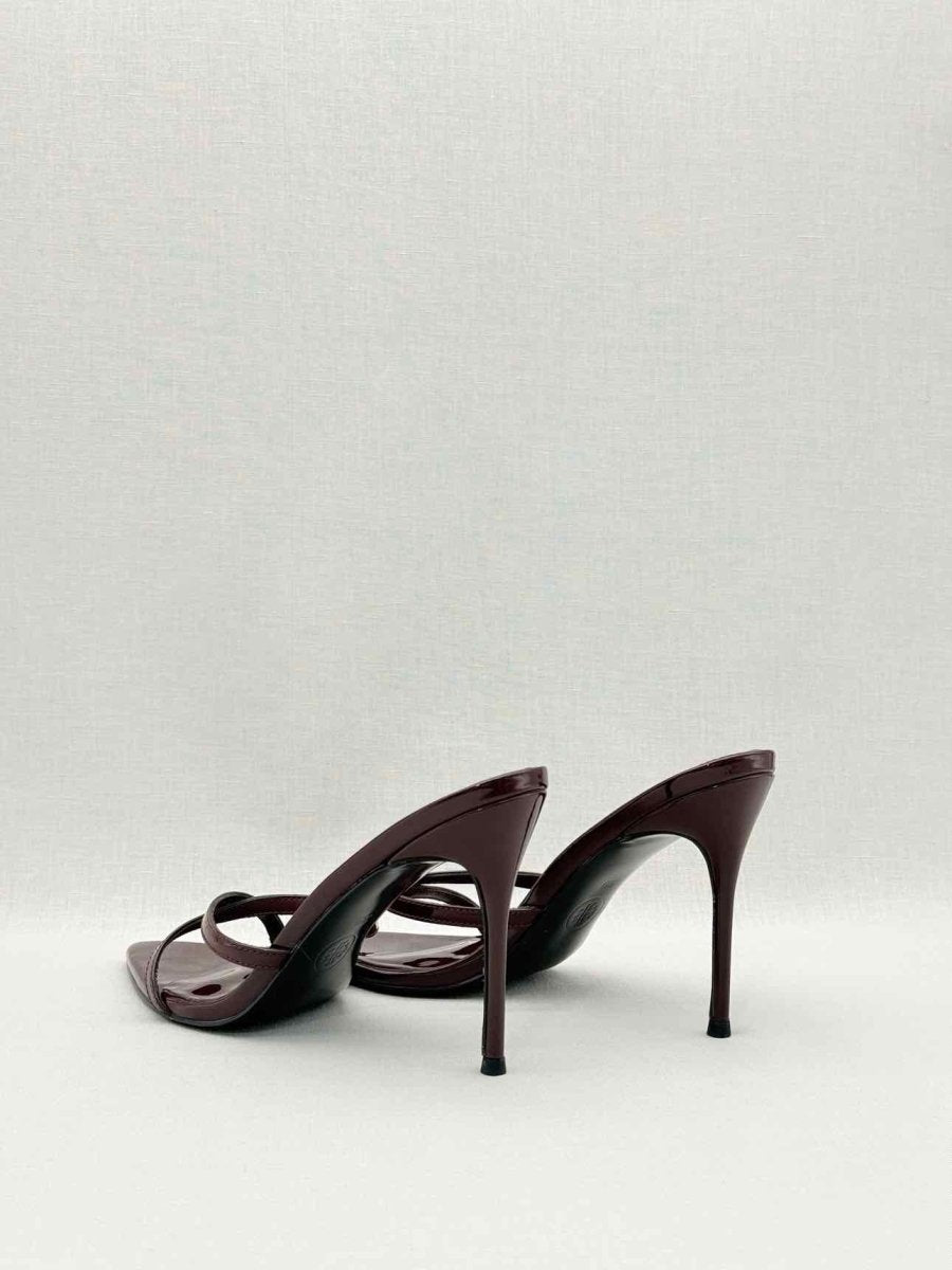 Pre-loved FEMME LA Donatella Burgundy Size EU 39 Mules at Reems Closet