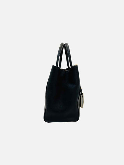 Pre - loved FENDI 2Jours Black Top Handle at Reems Closet