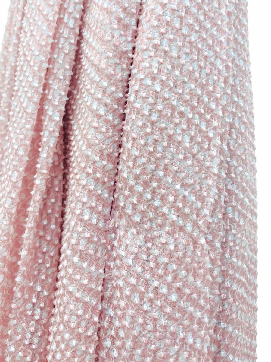 Pre - loved FENDI Abito Intero Pink Boucle Long Dress at Reems Closet