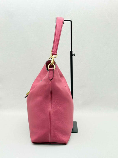 Pre - loved FENDI Anna Selleria Pink Hobo bag at Reems Closet