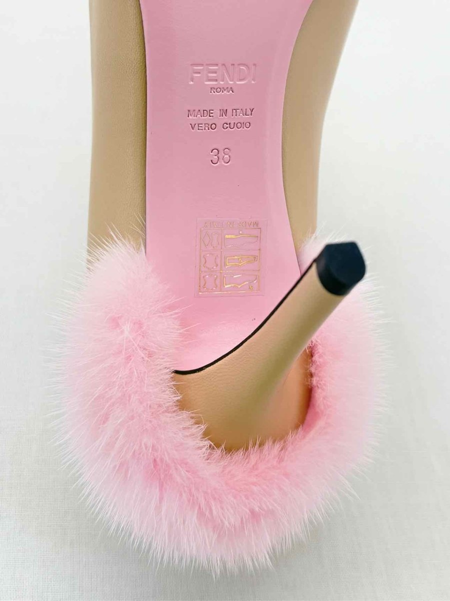Pre - loved FENDI Beige Size EU 38 Pumps at Reems Closet