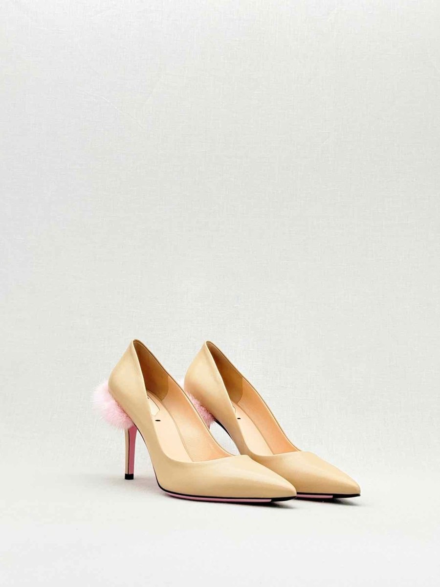 Pre - loved FENDI Beige Size EU 38 Pumps at Reems Closet