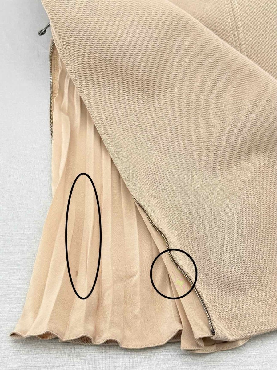 Pre - loved FENDI Beige Size US 6 Knee Length Dress at Reems Closet