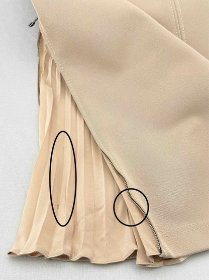 Pre - loved FENDI Beige Size US 6 Knee Length Dress at Reems Closet