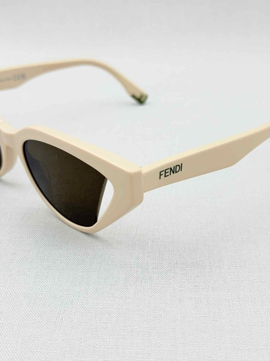 Pre - loved FENDI Beige Sunglasses at Reems Closet
