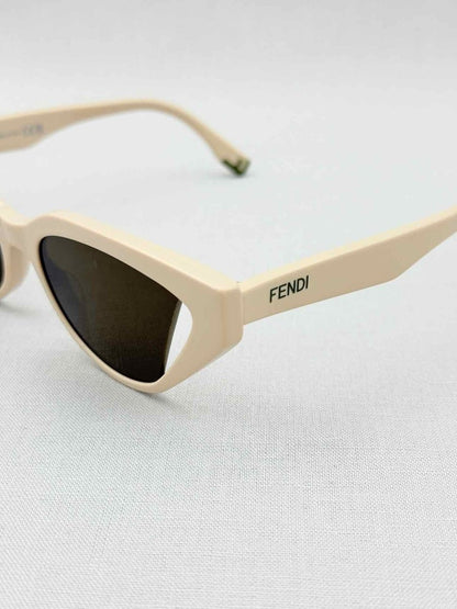 Pre - loved FENDI Beige Sunglasses at Reems Closet