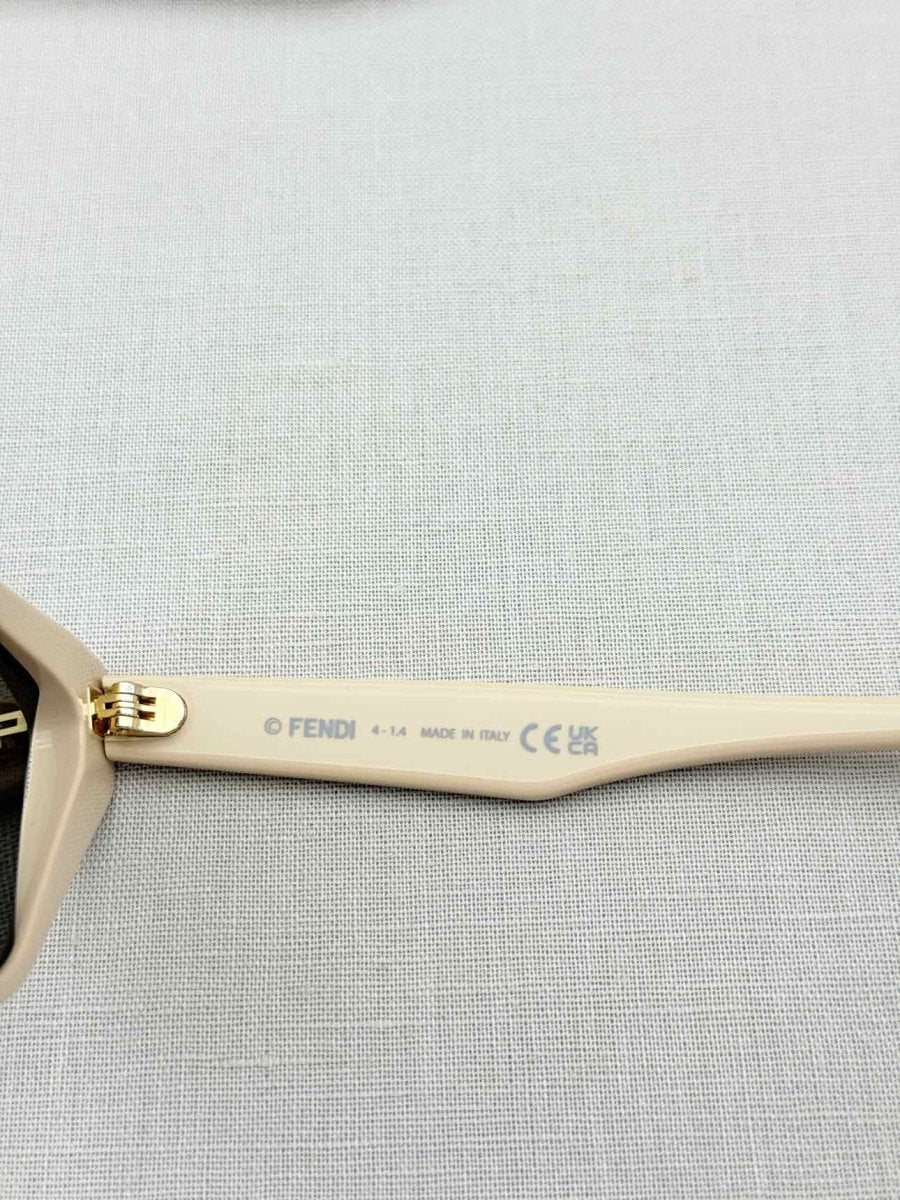 Pre - loved FENDI Beige Sunglasses at Reems Closet