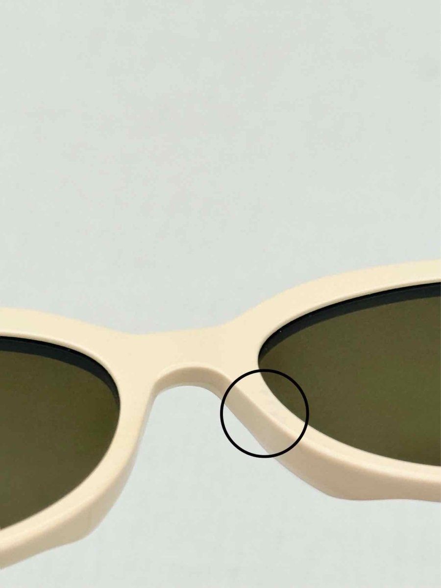 Pre - loved FENDI Beige Sunglasses at Reems Closet