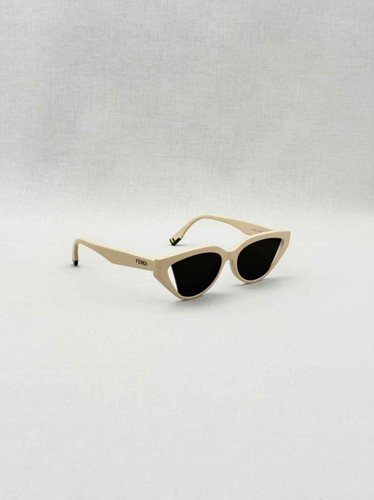 Pre - loved FENDI Beige Sunglasses at Reems Closet