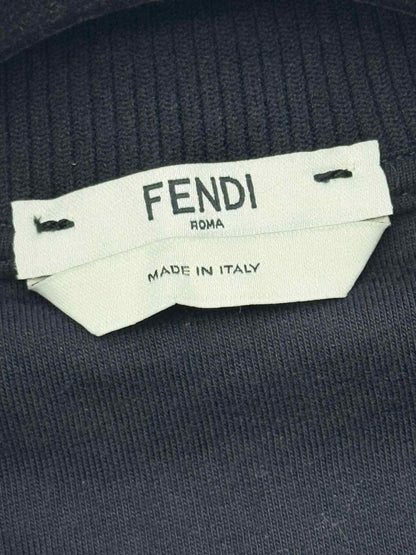 Pre - loved FENDI Black & Beige Panel Size US 4 Jacket at Reems Closet