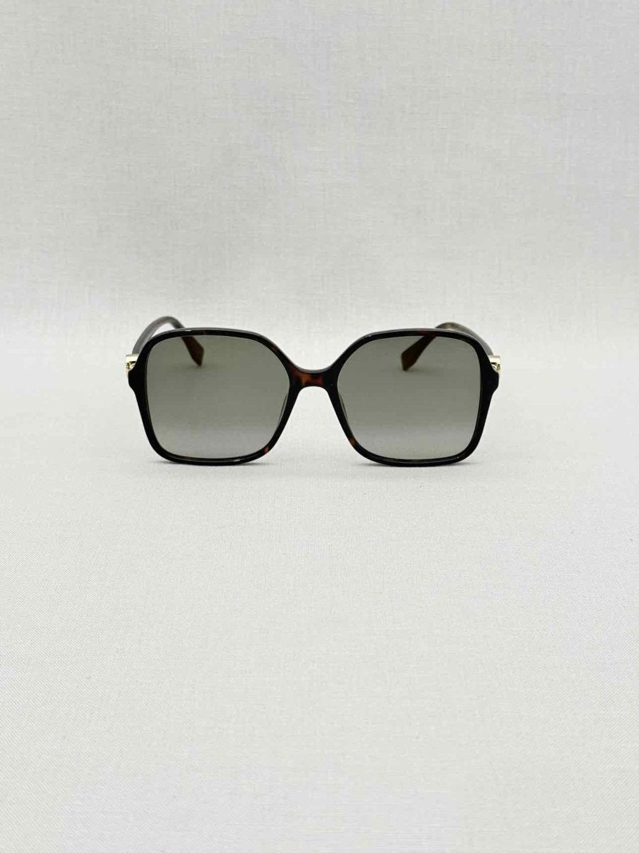 Pre-loved FENDI Black & Brown Sunglasses at Reems Closet