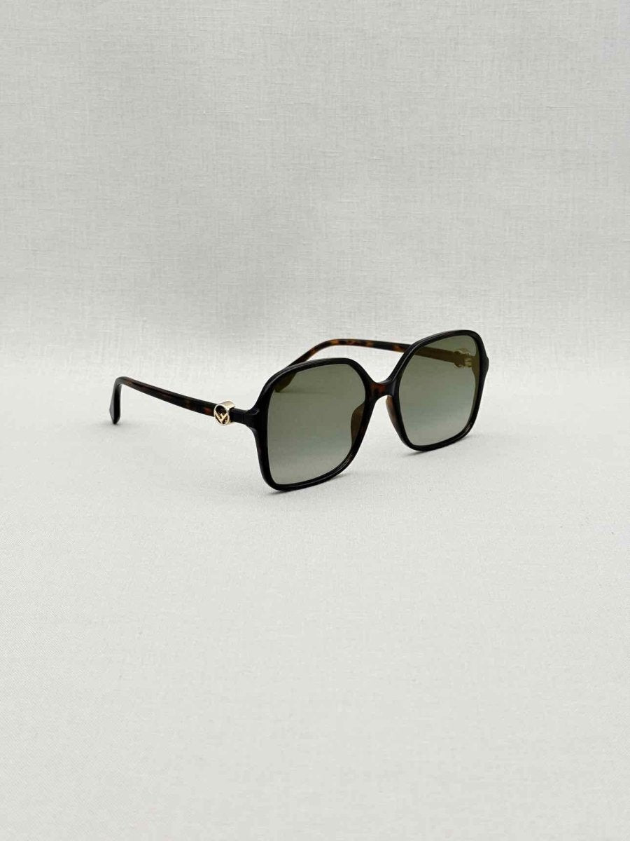 Pre-loved FENDI Black & Brown Sunglasses at Reems Closet
