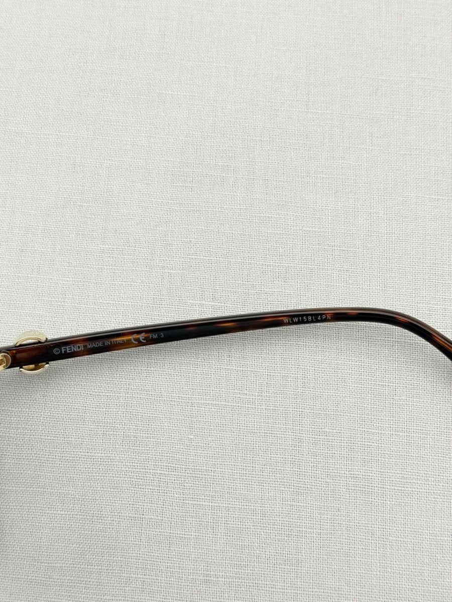 Pre-loved FENDI Black & Brown Sunglasses at Reems Closet