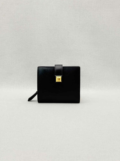 Pre-loved FENDI Black Compact Wallet at Reems Closet