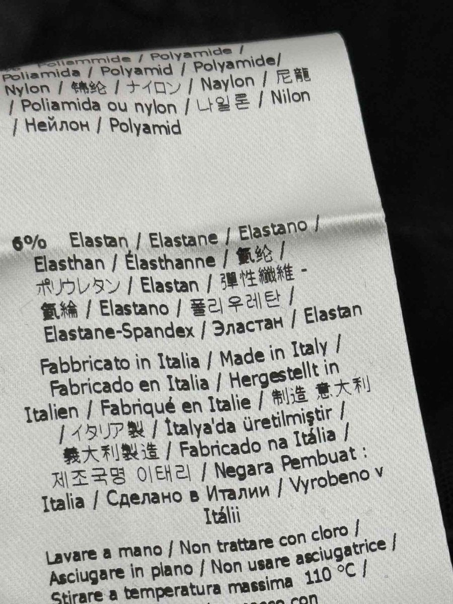 Pre - loved FENDI Black Flock Size US 2 Bodysuit at Reems Closet