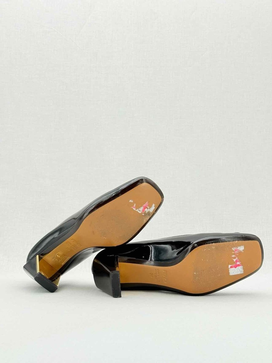 Pre - loved FENDI Black Size EU 38 Pumps at Reems Closet