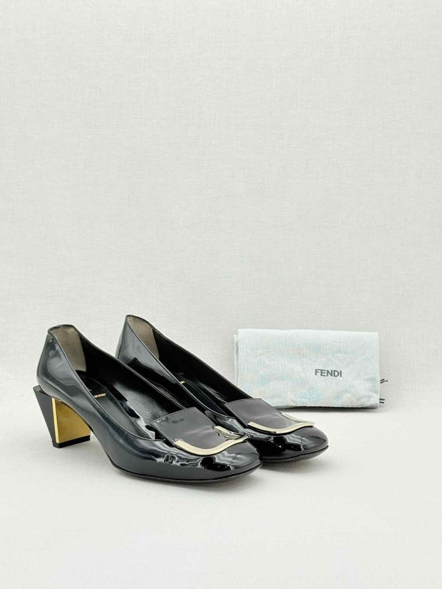 Pre - loved FENDI Black Size EU 38 Pumps at Reems Closet