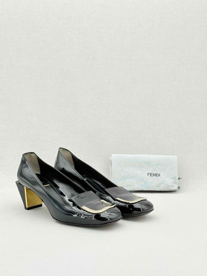 Pre - loved FENDI Black Size EU 38 Pumps at Reems Closet