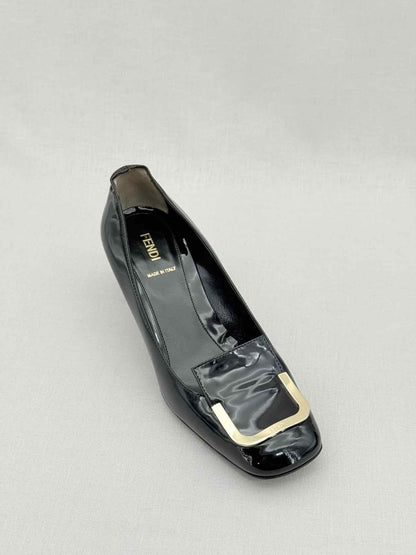 Pre - loved FENDI Black Size EU 38 Pumps at Reems Closet