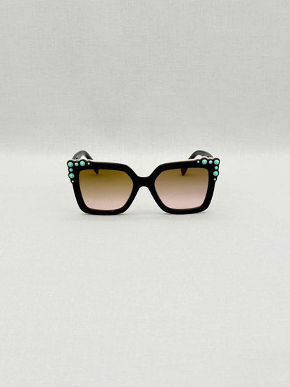 Pre - loved FENDI Black Sunglasses at Reems Closet