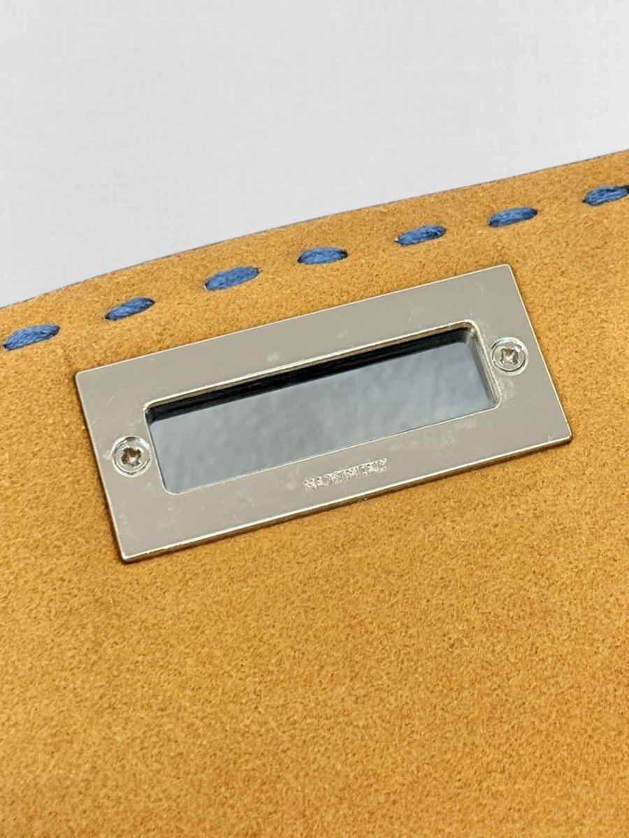 Pre - loved FENDI Blue Top Handle at Reems Closet