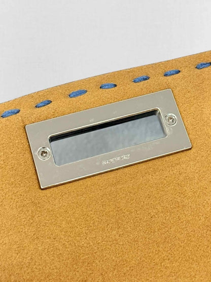 Pre - loved FENDI Blue Top Handle at Reems Closet